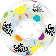 Load image into Gallery viewer, Get Well Soon Sunny Day Bubble Balloon
