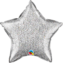 Load image into Gallery viewer, 20&quot; Glittergraphic Star Foil Balloon
