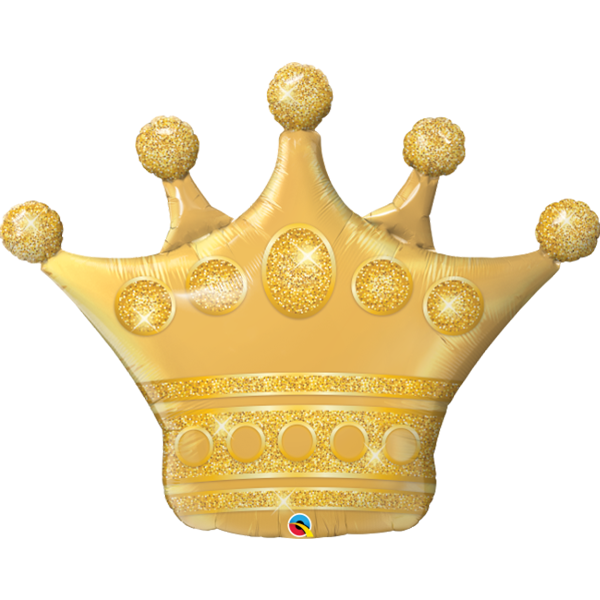 Golden Crown Supershape Balloon