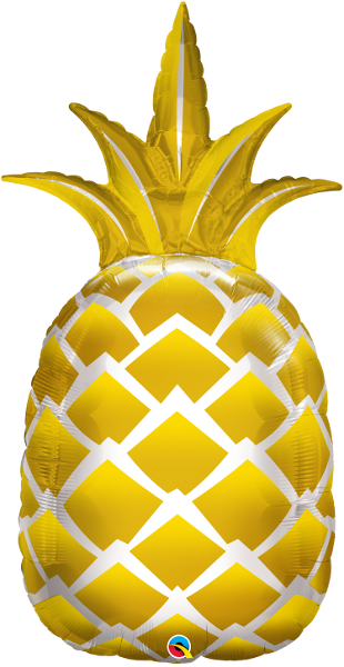 Golden Pineapple Supershape Balloon
