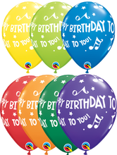 Load image into Gallery viewer, Happy Birthday To You Music Notes 11&quot; Latex Balloons
