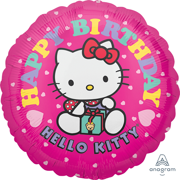 Hello Kitty Happy Birthday Balloon