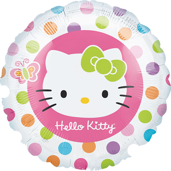 Hello Kitty Colorful Dots Balloon