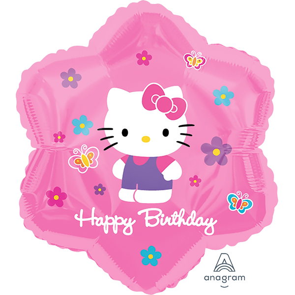 Hello Kitty Flowers & Butterflies Birthday