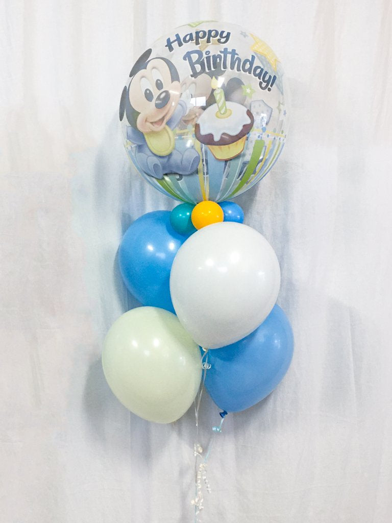 Baby Mickey Mouse Blue 1st Birthday Package