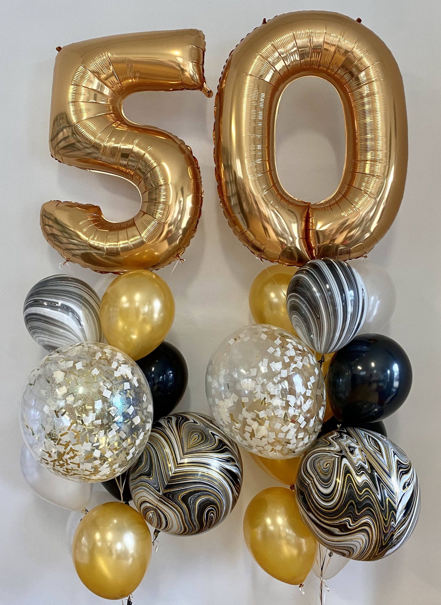 Black and Gold Ultimate Birthday Number Package