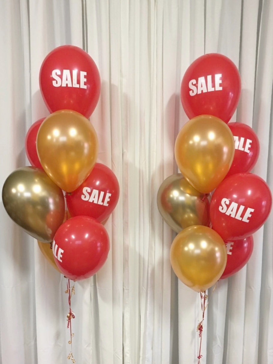 SALE promotional balloon package