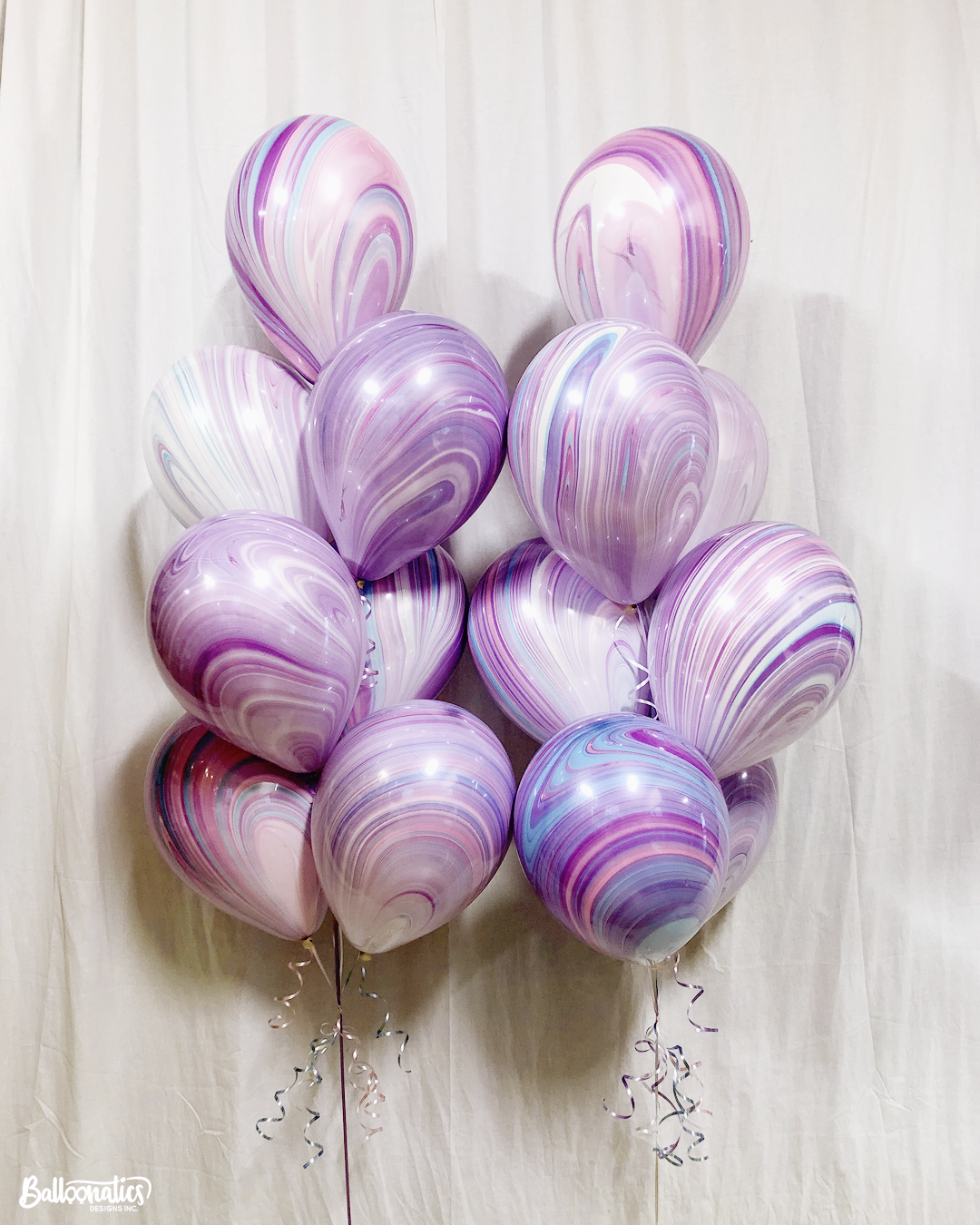 Marble Purple Bouquets Package