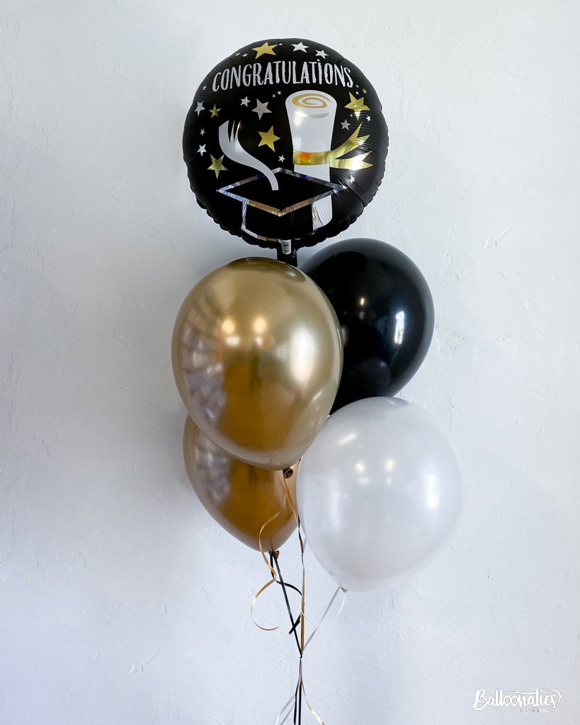 Stain Infused Congratulation Grads Mini Balloon Package