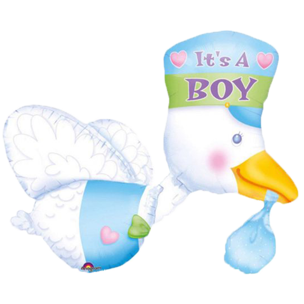 It's A Boy Baby Duck Balloon