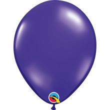Load image into Gallery viewer, Qualatex Jewel latex balloons 11&quot; 16&quot; transparent purple
