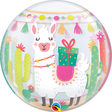 Load image into Gallery viewer, Llama Birthday Party Bubble Balloon
