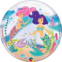 Load image into Gallery viewer, Mermaid Birthday Party Bubble Balloon
