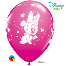 Load image into Gallery viewer, Disney Minnie Mouse Baby Hearts 11&quot; Balloons
