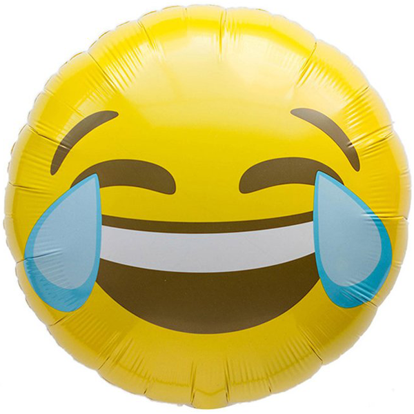 Laughing Emoji Foil Balloon