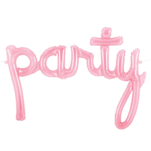 Load image into Gallery viewer, Pink &quot;Party&quot; Foil Balloon Letters
