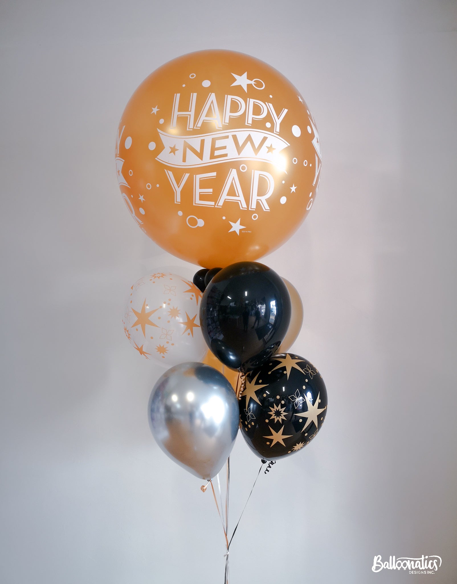 Happy New Year 3ft Bouquet – Vancouver Balloons