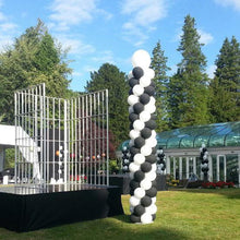 Load image into Gallery viewer, Spiral/Solid 12ft Outdoor Balloon Column
