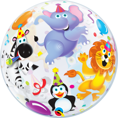 Party Animals Bubble Balloon