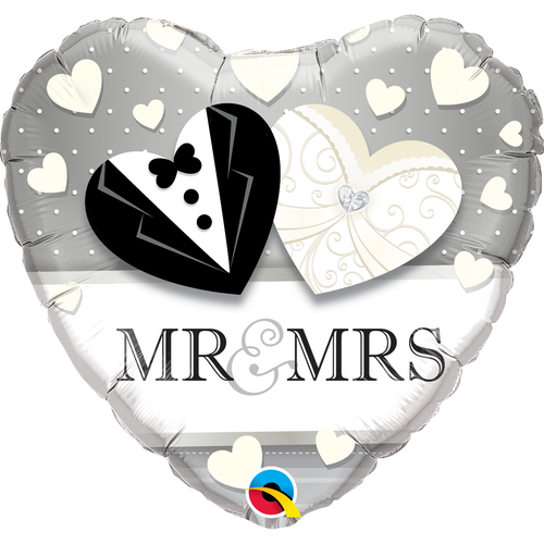 Mr. & Mrs. Wedding Balloon