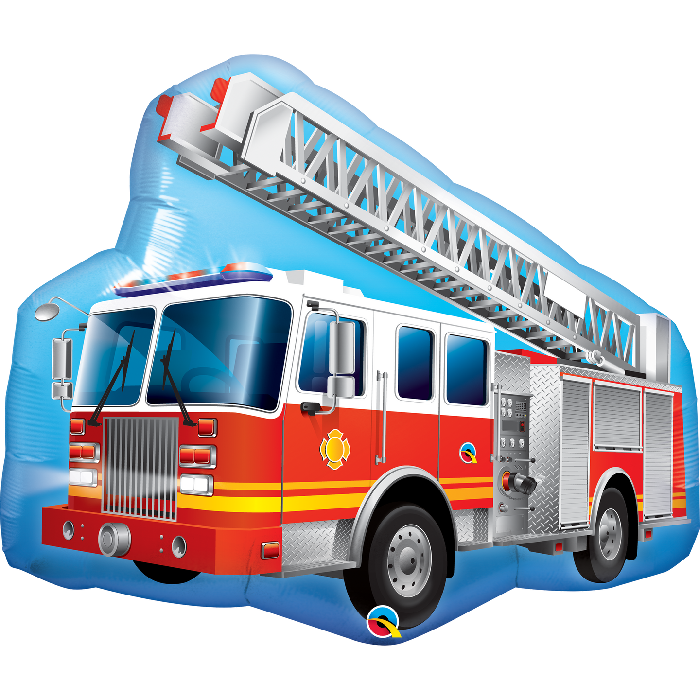 Red Fire Truck Balloon