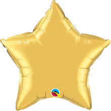 Load image into Gallery viewer, 36&quot; Gold Star Foil Balloon
