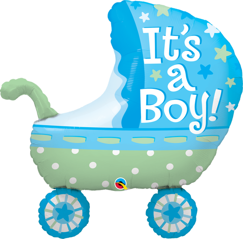 It's A Boy Baby Stroller Balloon