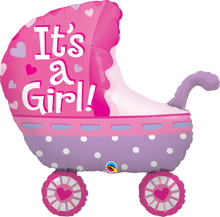Load image into Gallery viewer, It&#39;s A Girl Baby Stroller Balloon
