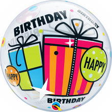 Load image into Gallery viewer, Birthday Fun &amp; Funky Gifts Bubble Balloon
