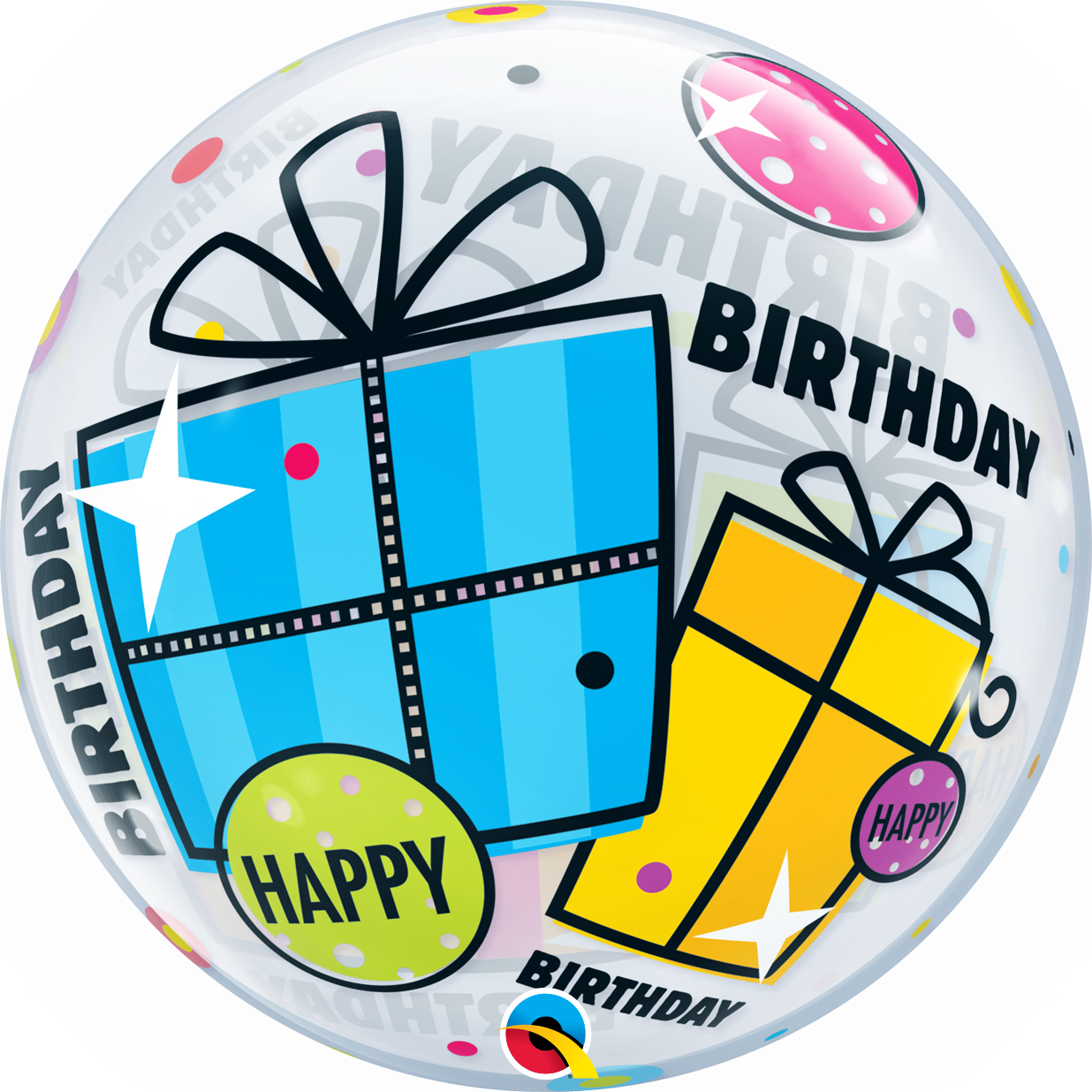 Birthday Fun & Funky Gifts Bubble Balloon