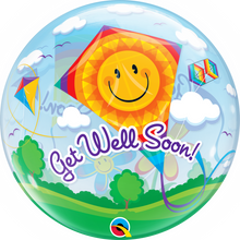 Load image into Gallery viewer, Get Well Soon Kites Bubble Balloon

