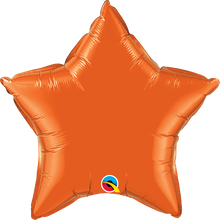 Load image into Gallery viewer, 20&quot; Orange Star Foil Balloon
