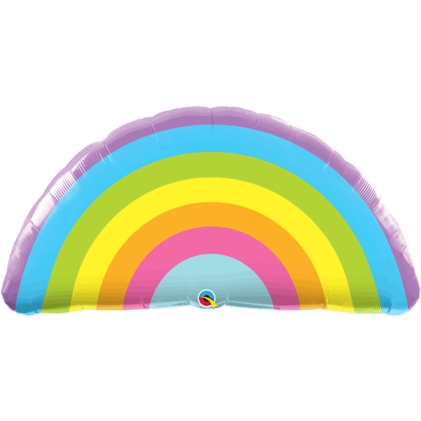 Radiant Rainbow Supershape Balloon