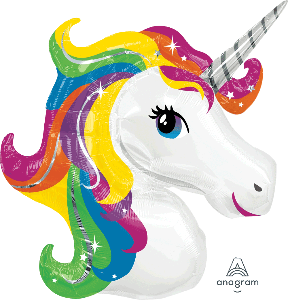 Rainbow Unicorn Supershape Balloon