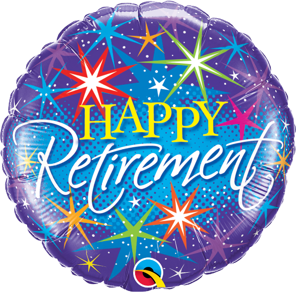 Happy Retirement Sparkly Balloon