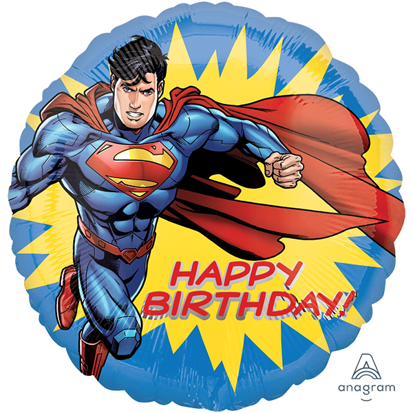 Superman HBD Balloon