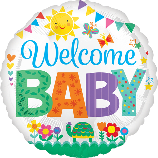 Welcome Baby Icon Balloon