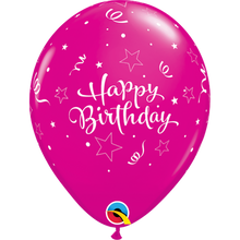 Load image into Gallery viewer, Happy Birthday Shining Star 11&quot; Balloons

