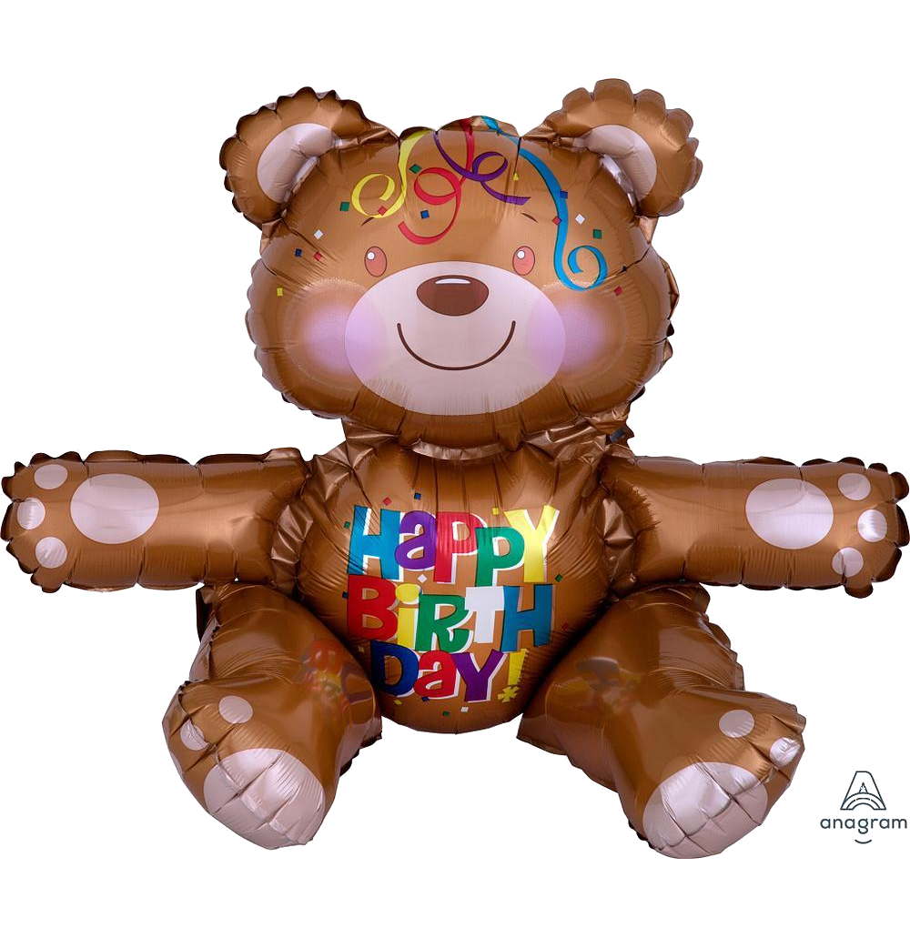 Air-filled Happy Birthday Bear