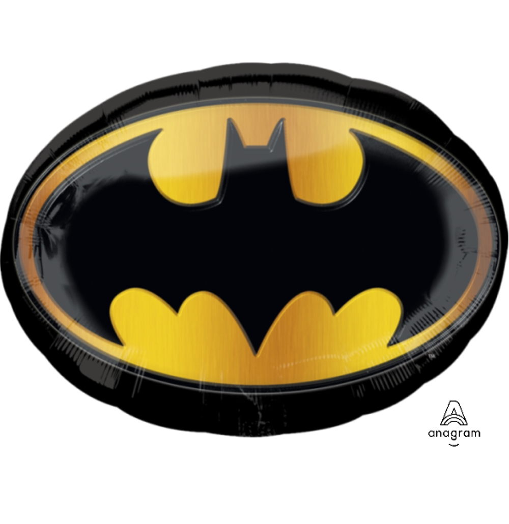 batman emblem foil balloon