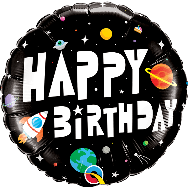 Birthday Astronaut Foil Balloon