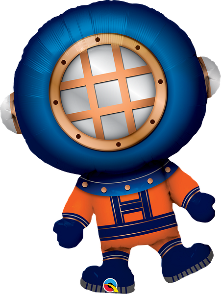 Deep Sea Diver Supershape Balloon