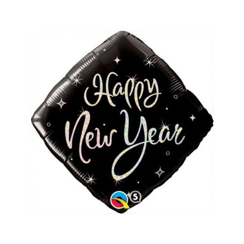 New Year Holographic Diamond Balloon